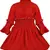 Red Cotton  stitched Sleeveless   dress