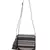 Geomat Grey & Multi Acrylic Jacquard & Canvas Striped Sling Bag