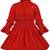 Red Cotton  stitched Sleeveless   dress