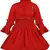 Red Cotton  stitched Sleeveless   dress