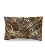 Ghoomar Copper Cotton Canvas Abstract Embellished Sling Bag