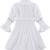 White Cotton  stitched Sleeveless   dress