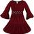 Maroon Cotton  stitched Sleeveless   dress