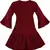 Maroon Cotton  stitched Sleeveless   dress