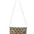Ghoomar Gold & Brown Satin Diamond Embellished Sling Bag