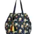 Blossom Black, Yellow & Multicolor Polycotton Floral Digital Printed Tote Bag