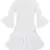 White Cotton  stitched Sleeveless   dress