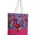 Blossom Pink & Multicolor Polycotton & Canvas Botanical Digital Printed Tote Bag