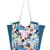 Animal Blue & Multicolor Polycotton & Canvas Quirky Digital Printed Tote Bag