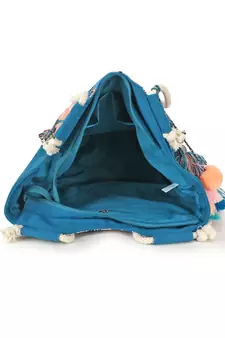 Animal Blue & Multicolor Polycotton & Canvas Quirky Digital Printed Tote Bag