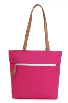 Boho Natural & Multicolor Cotton Jute Boho Embellished Tote Bag