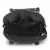 Shore Turquoise & Black Polycotton & Canvas Abstract Embroidered Handheld Bag
