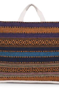 Regular Multicolor Dari Striped Handheld Bag