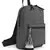 Chevron Black & White Cotton Canvas Backpack