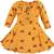 Yellow Rayon stitched    dress