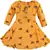 Yellow Rayon stitched    dress