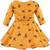 Yellow Rayon stitched    dress