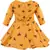 Yellow Rayon stitched    dress