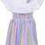 White Georgette stitched    dress
