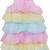 Multicolor Georgette stitched    dress