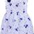 blue Cotton  stitched    dress