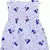 blue Cotton  stitched    dress
