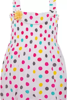 Yellow Cotton  stitched    dress