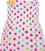 Yellow Cotton  stitched    dress