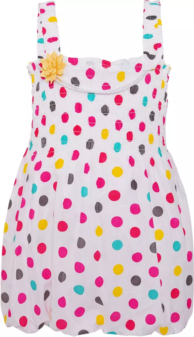 Yellow Cotton  stitched    dress