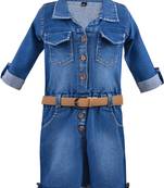 blue Denim stitched    dress
