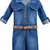 blue Denim stitched    dress