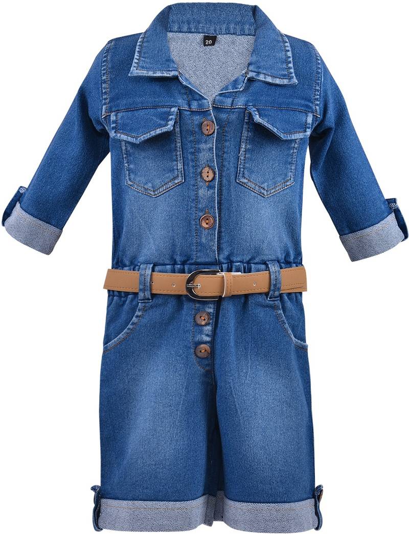 blue Denim stitched    dress