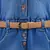 blue Denim stitched    dress