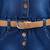 blue Denim stitched    dress