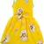 Yellow Cotton  stitched    dress