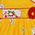 Yellow Cotton  stitched    dress