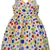 White Cotton  stitched    dress