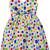 White Cotton  stitched    dress