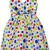 White Cotton  stitched    dress