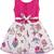 Pink Cotton  stitched    dress