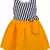 Yellow Cotton  stitched    dress