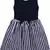 blue Cotton  stitched    dress