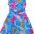 blue Cotton  stitched    dress