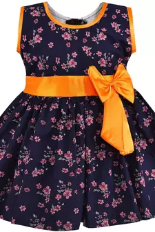 Black Cotton  stitched    dress