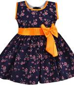 Black Cotton  stitched    dress