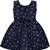 blue Cotton  stitched    dress