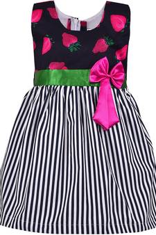 Pink Cotton  stitched    dress