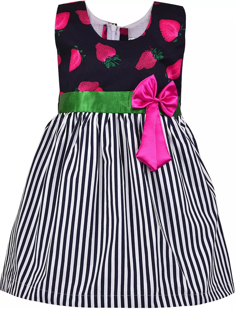 Pink Cotton  stitched    dress