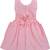 Pink Cotton  stitched    dress