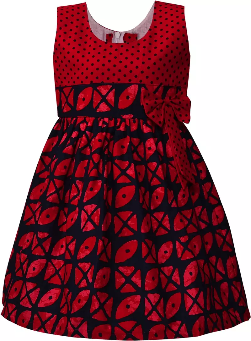 Multicolor Cotton  stitched    dress